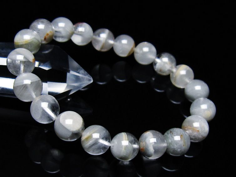 ガーデン水晶ファントム ブレスレット 10mm [t676-1920]