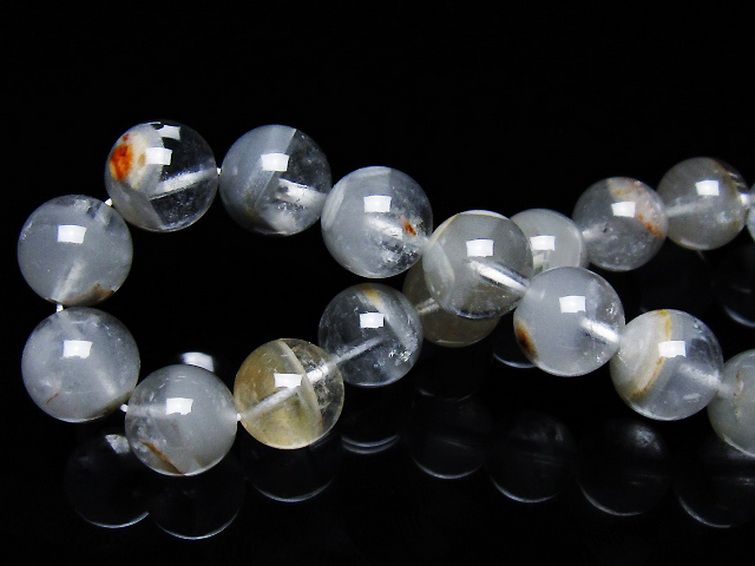 ガーデン水晶ファントム ブレスレット 10mm [t676-1921] 2枚目