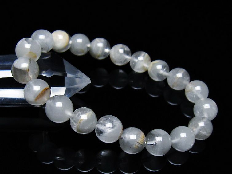ガーデン水晶ファントム ブレスレット 10mm [t676-1924] 1枚目