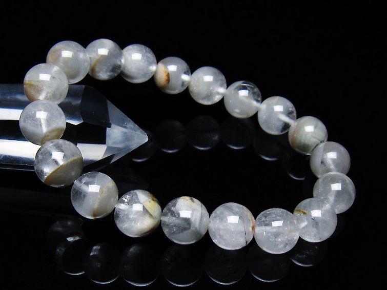 ガーデン水晶ファントム ブレスレット 11mm [T676-1937] 1枚目