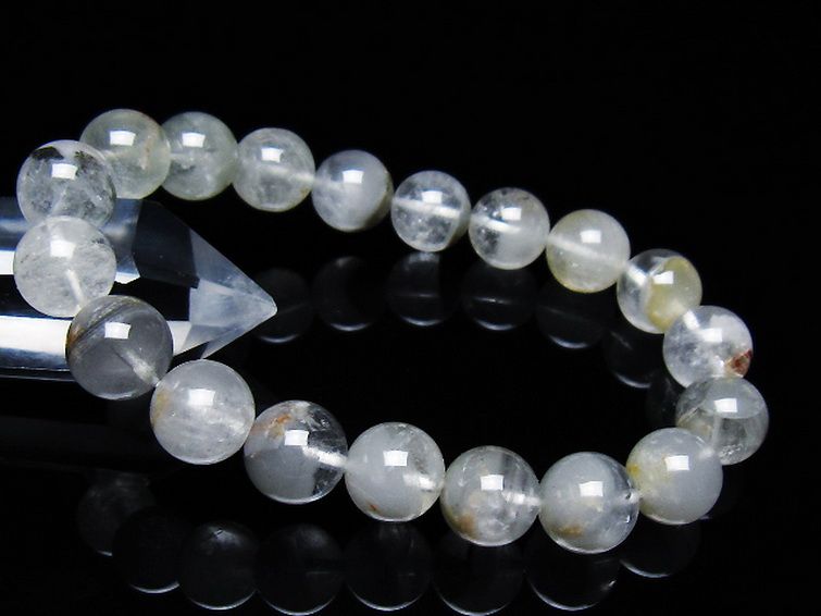 ガーデン水晶ファントム ブレスレット 11mm [T676-1938] 1枚目