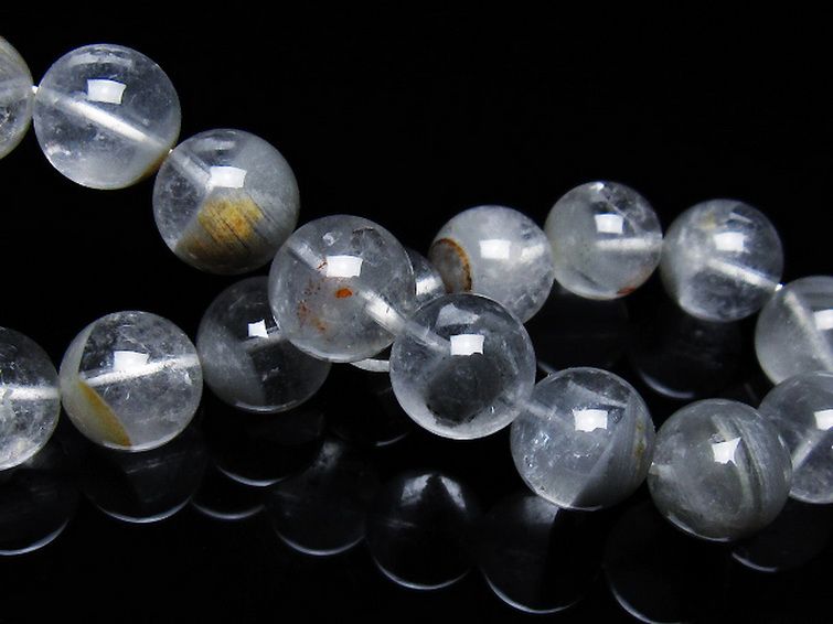 ガーデン水晶ファントム ブレスレット 12mm [t676-1939] 2枚目