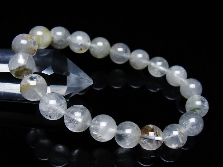 ガーデン水晶ファントム ブレスレット 10mm [t676-1940] 1枚目