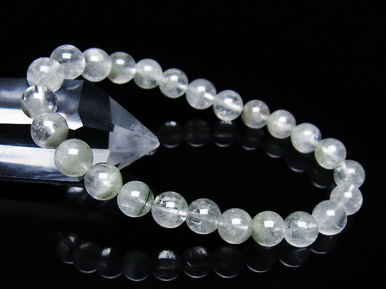 ガーデン水晶ファントム ブレスレット 7mm [T676-1946] 1枚目