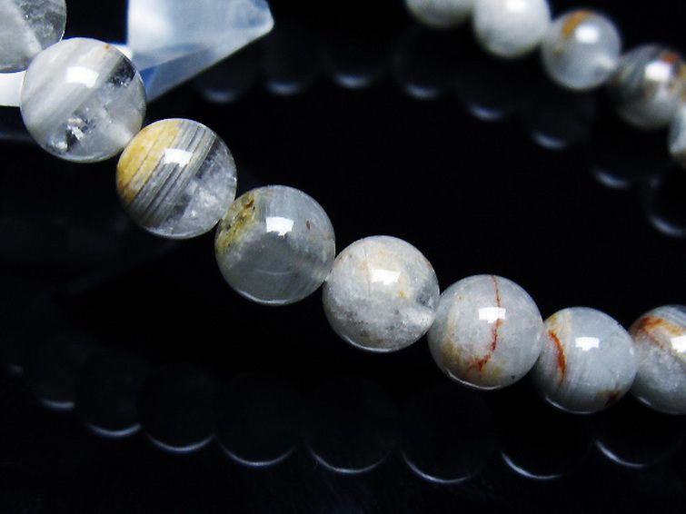 ガーデン水晶ファントム ブレスレット 7mm [T676-1954] 3枚目