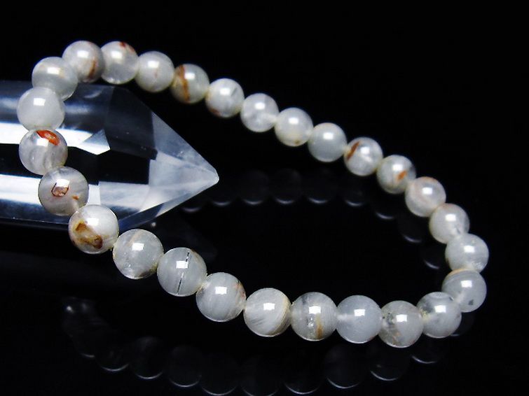 ガーデン水晶ファントム ブレスレット 7mm [t676-1956] 1枚目