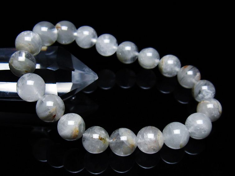 ガーデン水晶ファントム ブレスレット 10mm [T676-1969] 1枚目