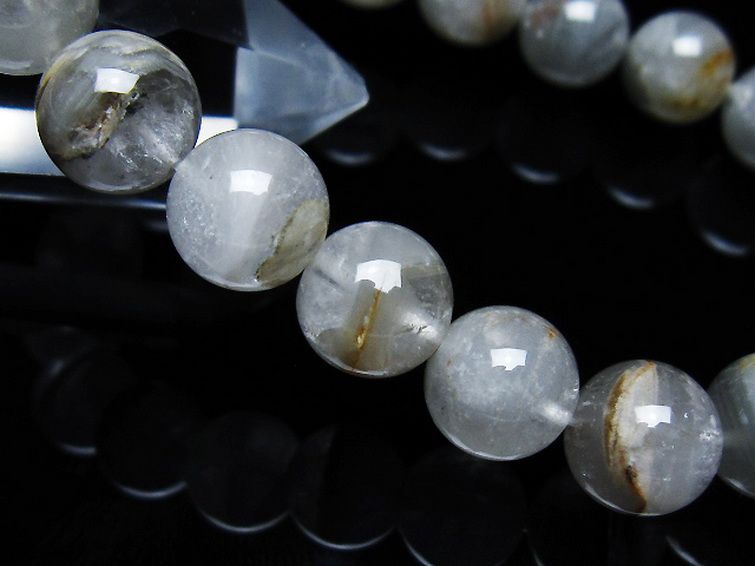 ガーデン水晶ファントム ブレスレット 11mm [t676-1973] 3枚目