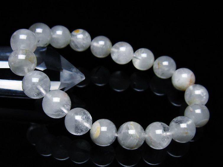 ガーデン水晶ファントム ブレスレット 11mm [t676-1975] 1枚目