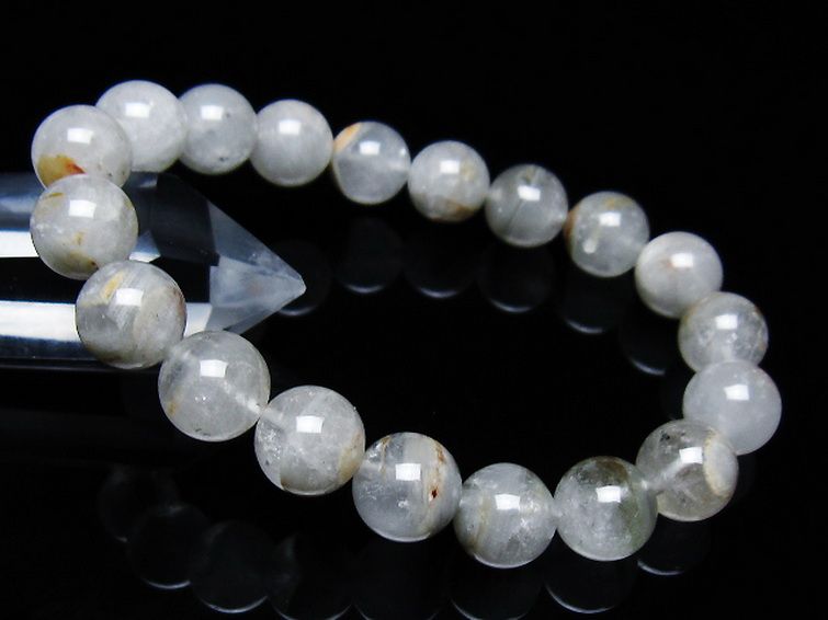 ガーデン水晶ファントム ブレスレット 11mm [T676-1977] 1枚目