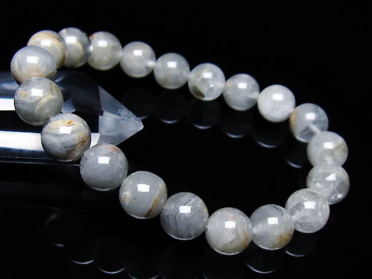 ガーデン水晶ファントム ブレスレット 10mm [t676-1987] 1枚目