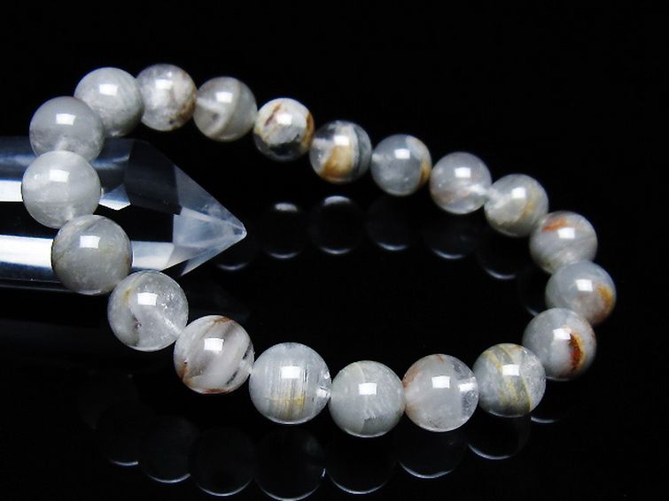 ガーデン水晶ファントム ブレスレット 10mm [T676-1992] 1枚目