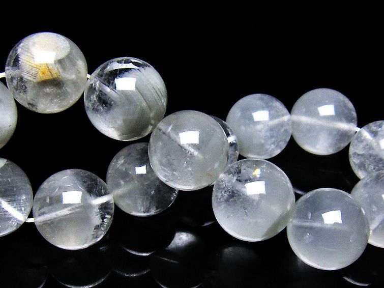 ガーデン水晶ファントム ブレスレット 16mm [t676-2068] 2枚目