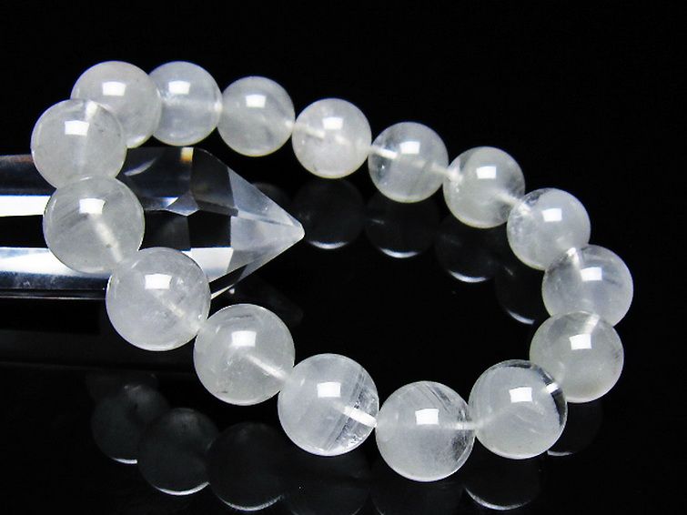 ガーデン水晶ファントム ブレスレット 13mm [t676-2077] 1枚目