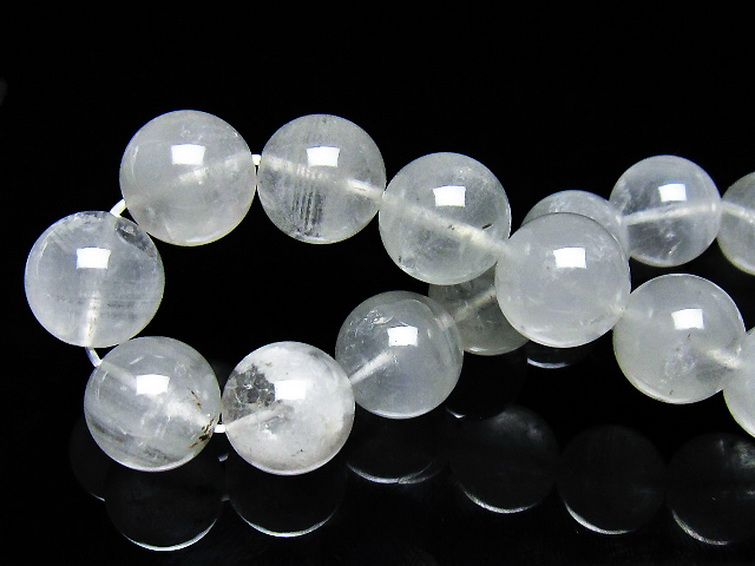 ガーデン水晶ファントム ブレスレット 13mm [t676-2077] 2枚目