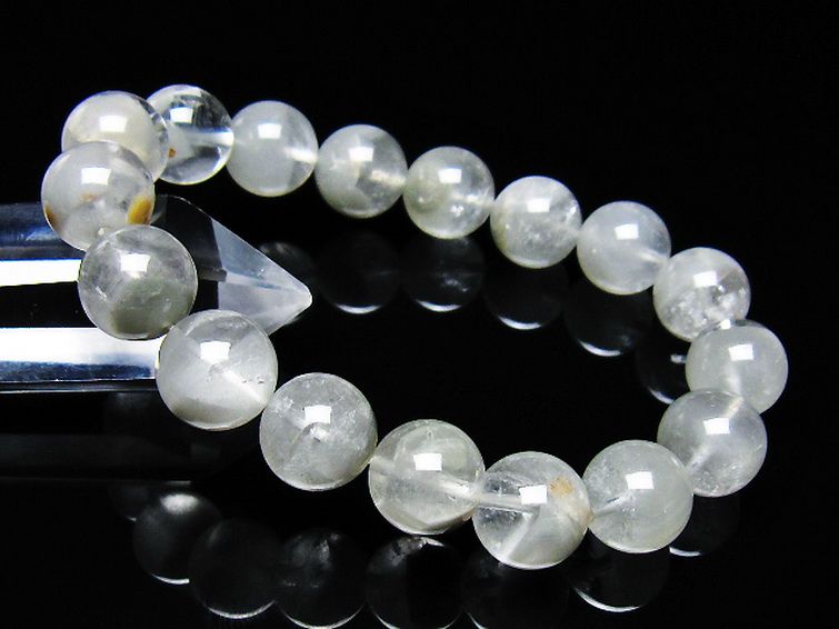 ガーデン水晶ファントム ブレスレット 12mm [t676-2087] 1枚目