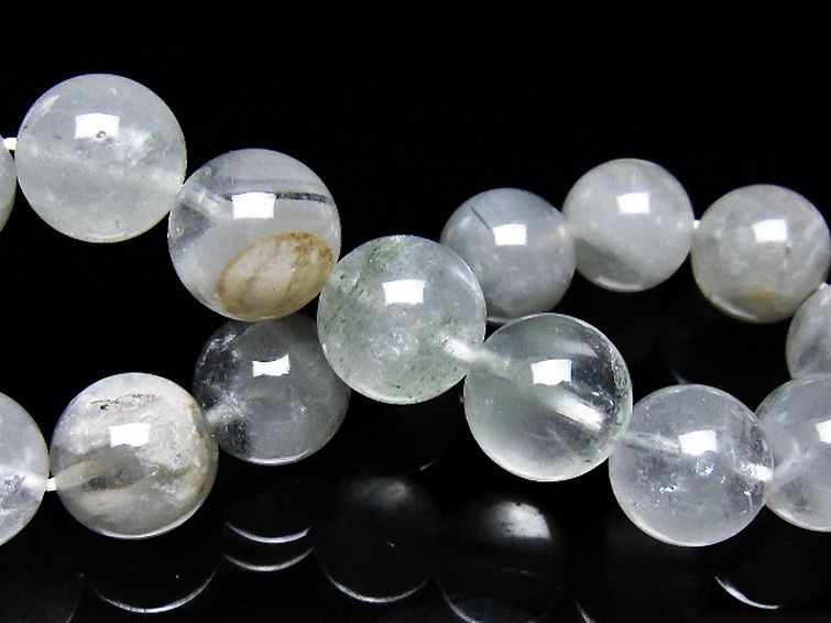 ガーデン水晶ファントム ブレスレット 12mm [t676-2090] 2枚目