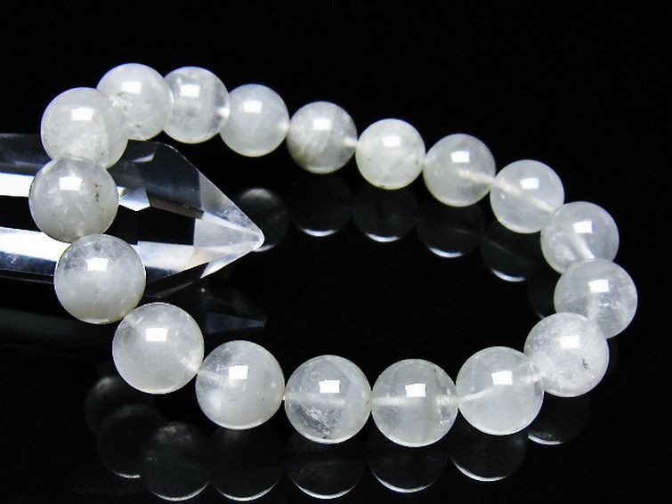 ガーデン水晶ファントム ブレスレット 12mm [t676-2095] 1枚目