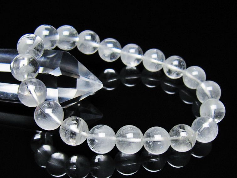 ガーデン水晶ファントム ブレスレット 10mm [t676-2154] 1枚目