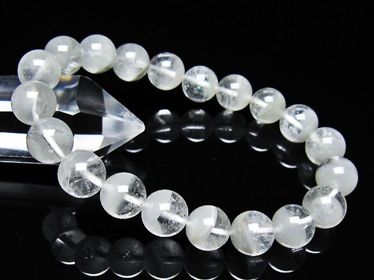 ガーデン水晶ファントム ブレスレット 10mm [t676-2159] 1枚目