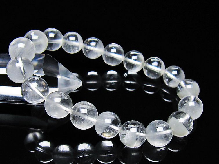 ガーデン水晶ファントム ブレスレット 11mm [t676-2167] 1枚目