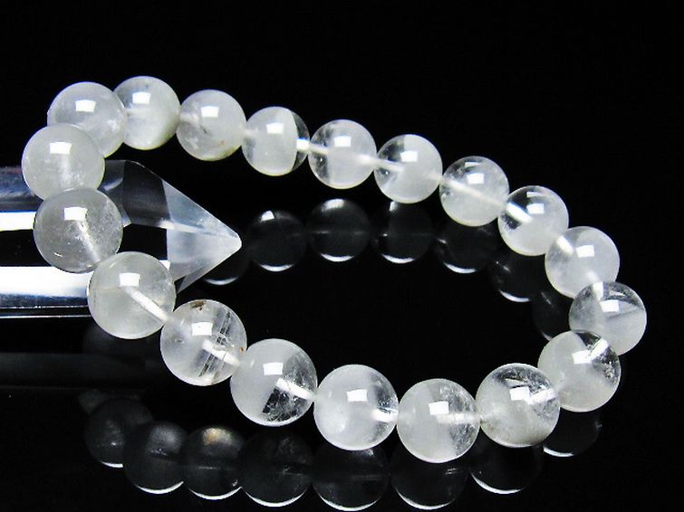 ガーデン水晶ファントム ブレスレット 11mm [t676-2172] 1枚目