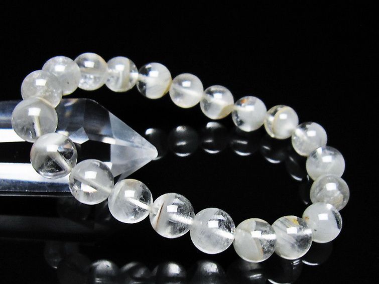 ガーデン水晶ファントム ブレスレット 9mm [t676-2181] 1枚目