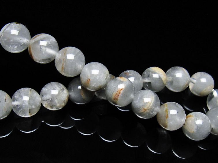 ガーデン水晶ファントム ブレスレット 9mm [t676-2201] 2枚目