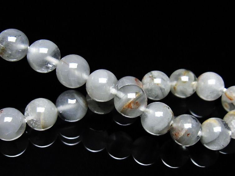 ガーデン水晶ファントム ブレスレット 9mm [t676-2205] 2枚目