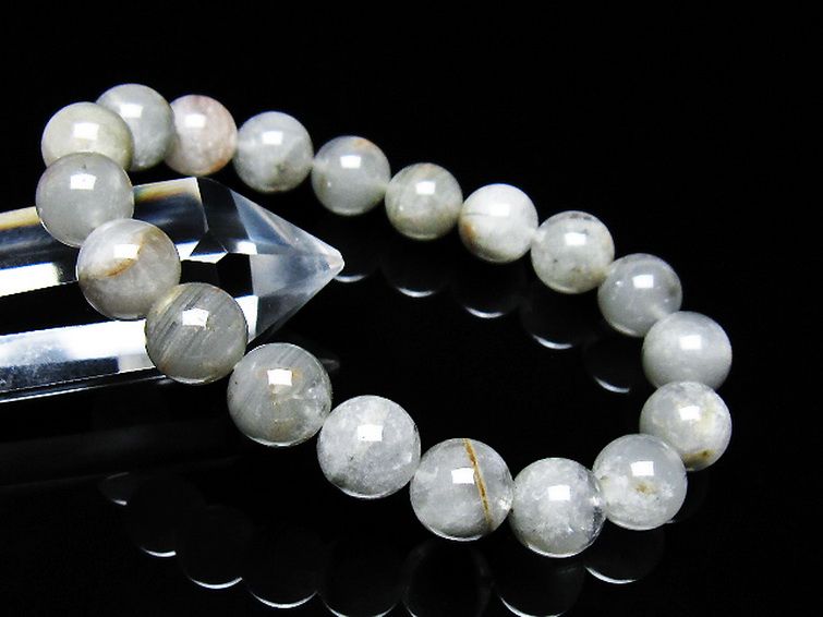 ガーデン水晶ファントム ブレスレット 11mm [t676-2208] 1枚目