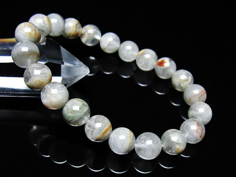 ガーデン水晶ファントム ブレスレット 9mm [t676-2212] 1枚目