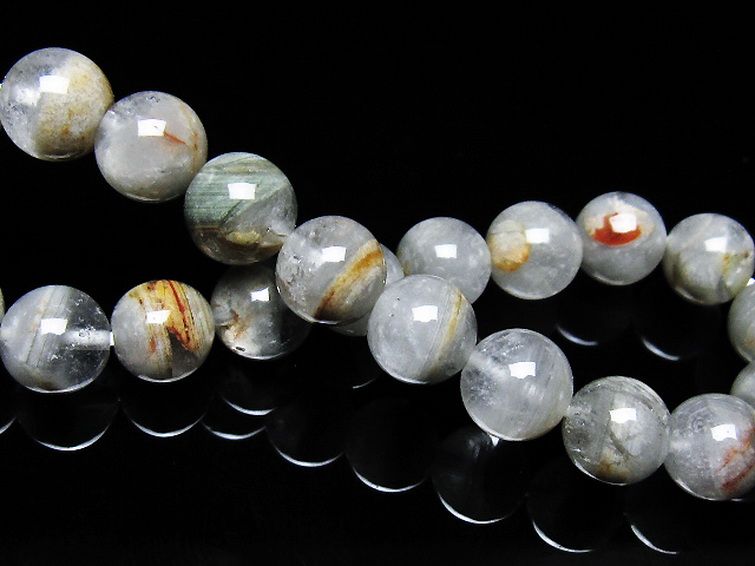 ガーデン水晶ファントム ブレスレット 9mm [t676-2212] 2枚目