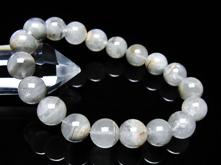 ガーデン水晶ファントム ブレスレット 11mm [t676-2217] 1枚目