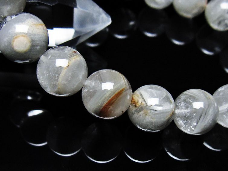 ガーデン水晶ファントム ブレスレット 12mm [t676-2220] 3枚目