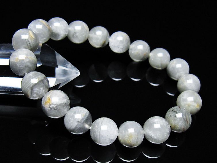 ガーデン水晶ファントム ブレスレット 11mm [t676-2232] 1枚目