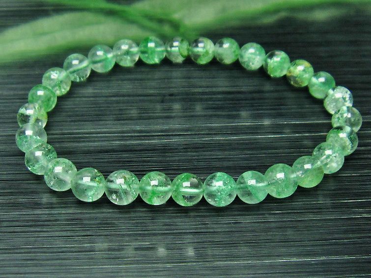 グリーンファントム ブレスレット 6mm [T683-821] 3枚目