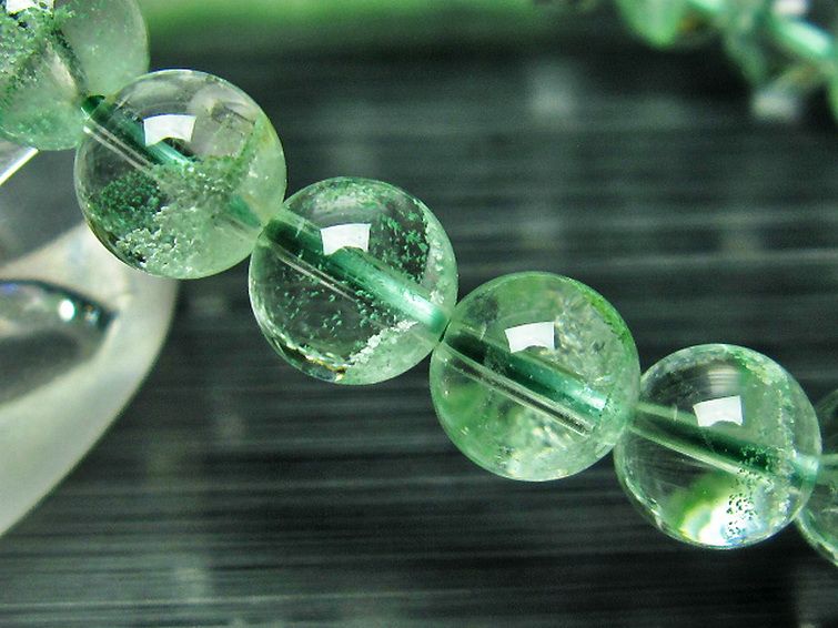 グリーンファントム ブレスレット 9mm [T683-829] 2枚目