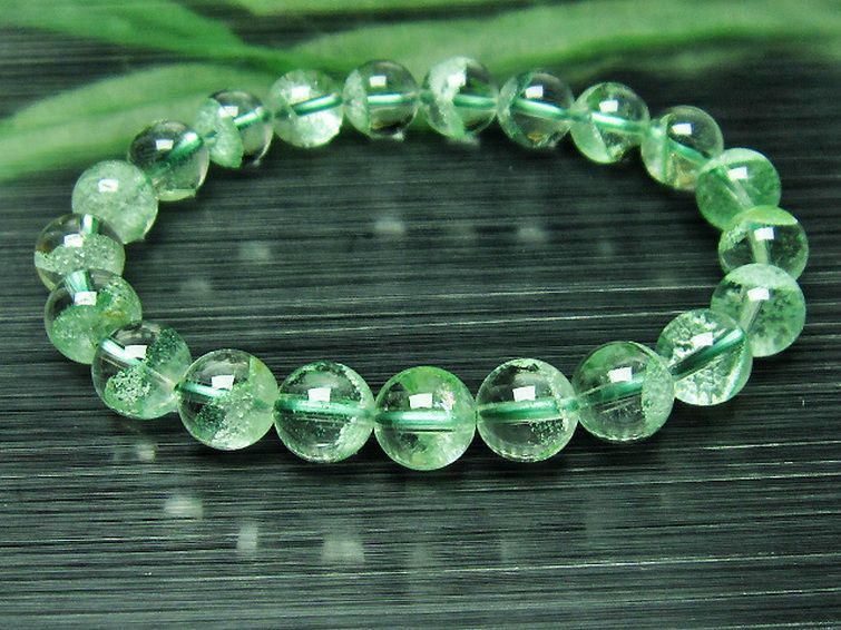 グリーンファントム ブレスレット 9mm [T683-829] 3枚目