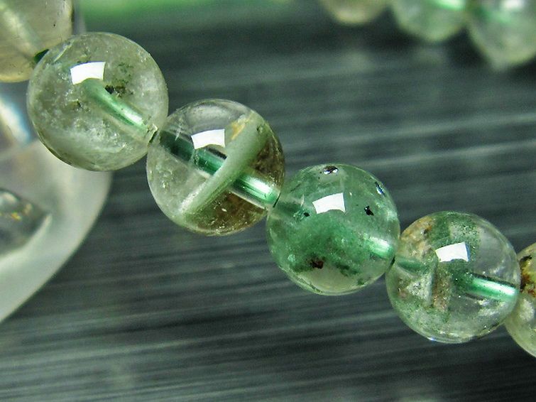 グリーンファントム ブレスレット 9mm [T683-838] 2枚目