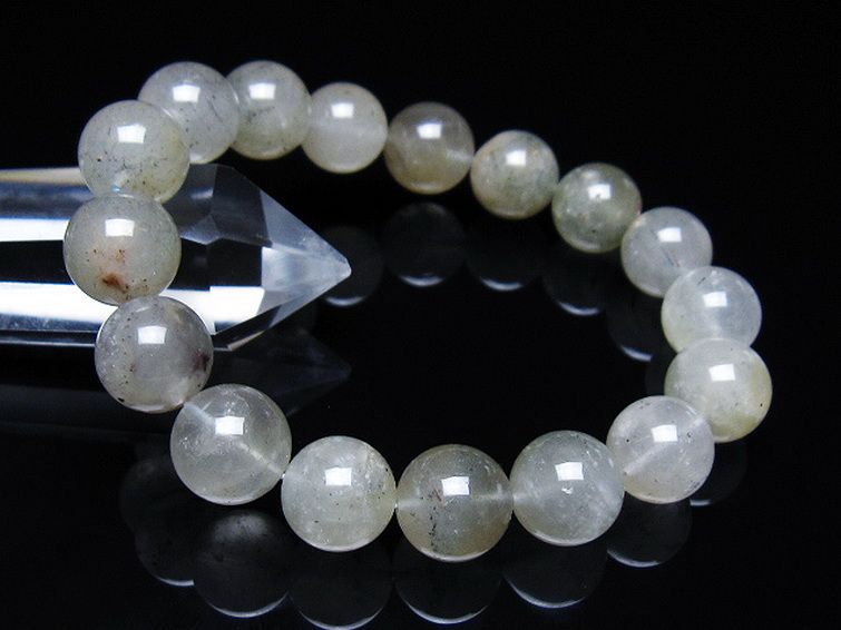 キャッツアイプラチナルチル ブレスレット 12mm [t684-3514] 1枚目