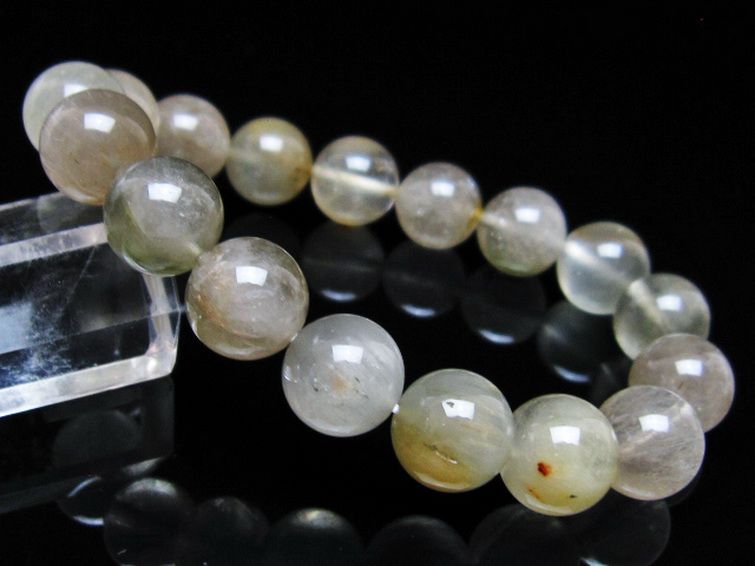 キャッツアイプラチナルチル ブレスレット 12mm [t684-3575] 1枚目