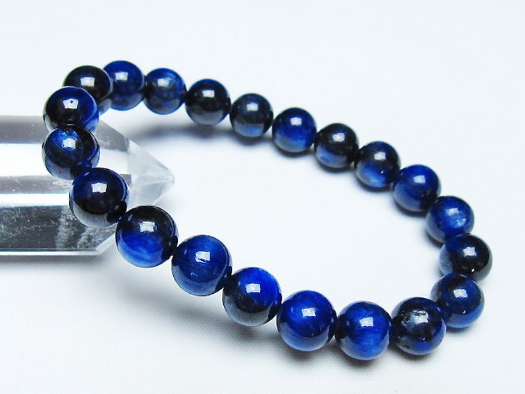 カイヤナイト ブレスレット 9mm [t69-6331] 1枚目