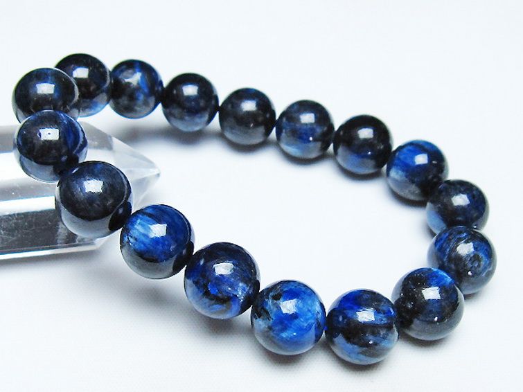 カイヤナイト ブレスレット 12mm [t69-6385] 1枚目