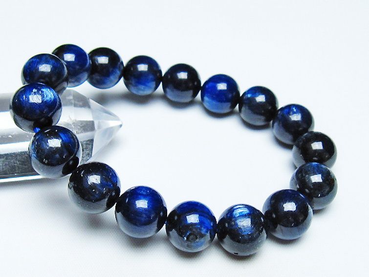 カイヤナイト ブレスレット 13mm [t69-6477] 1枚目