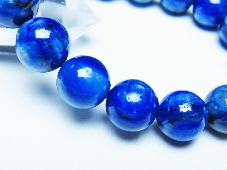 カイヤナイト ブレスレット 12mm [T69-6767] 3枚目