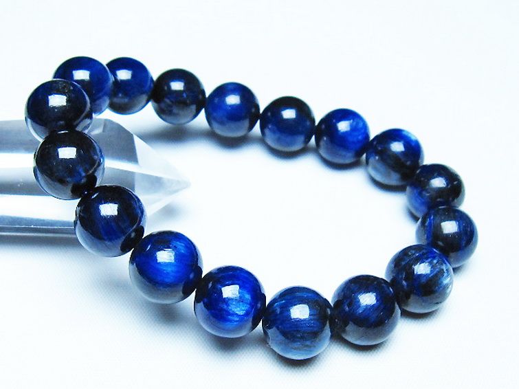 カイヤナイト ブレスレット 12mm [T69-6771] 1枚目