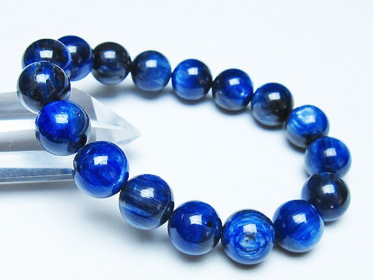 カイヤナイト ブレスレット 12mm [t69-6873] 1枚目