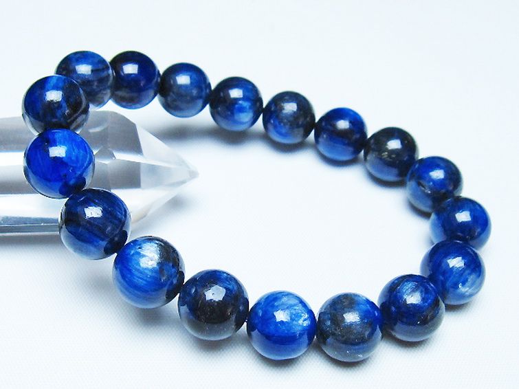 カイヤナイト ブレスレット 12mm [t69-6874] 1枚目