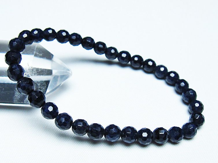 サファイア ブレスレット 6mm [T692-5918] 1枚目