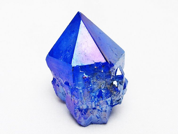 オーラ水晶 オーラクリスタル カテドラルライブラリー  原石 (ブルー)[T693-4874] 1枚目